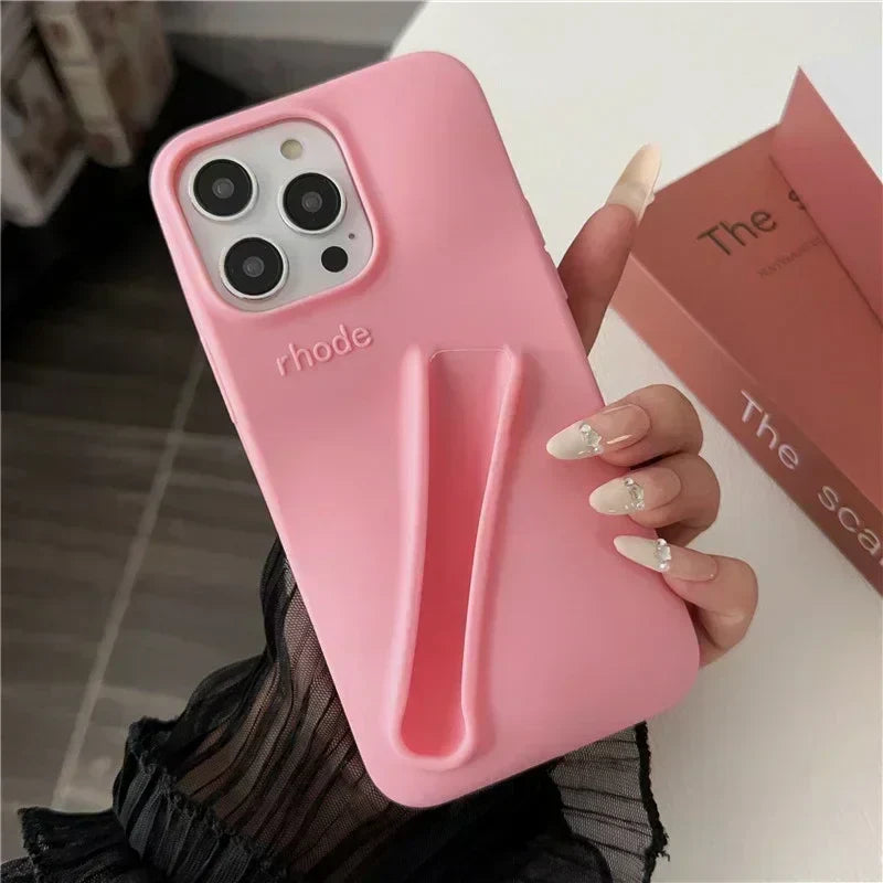 Rhode Luxury Lipstick Silicone Phone Case