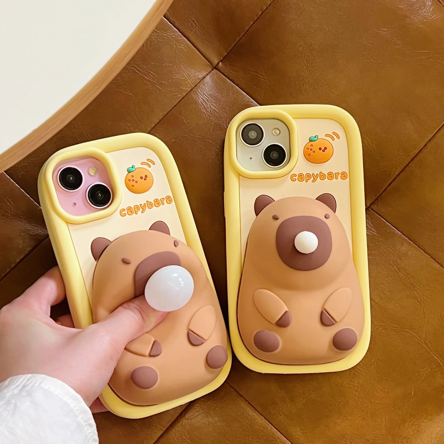 Blow Bubbles Cute Kapibala Phone Case