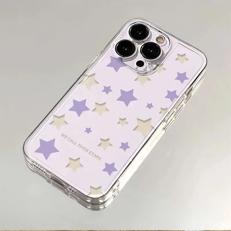 Romantic Purple Star Phone Case