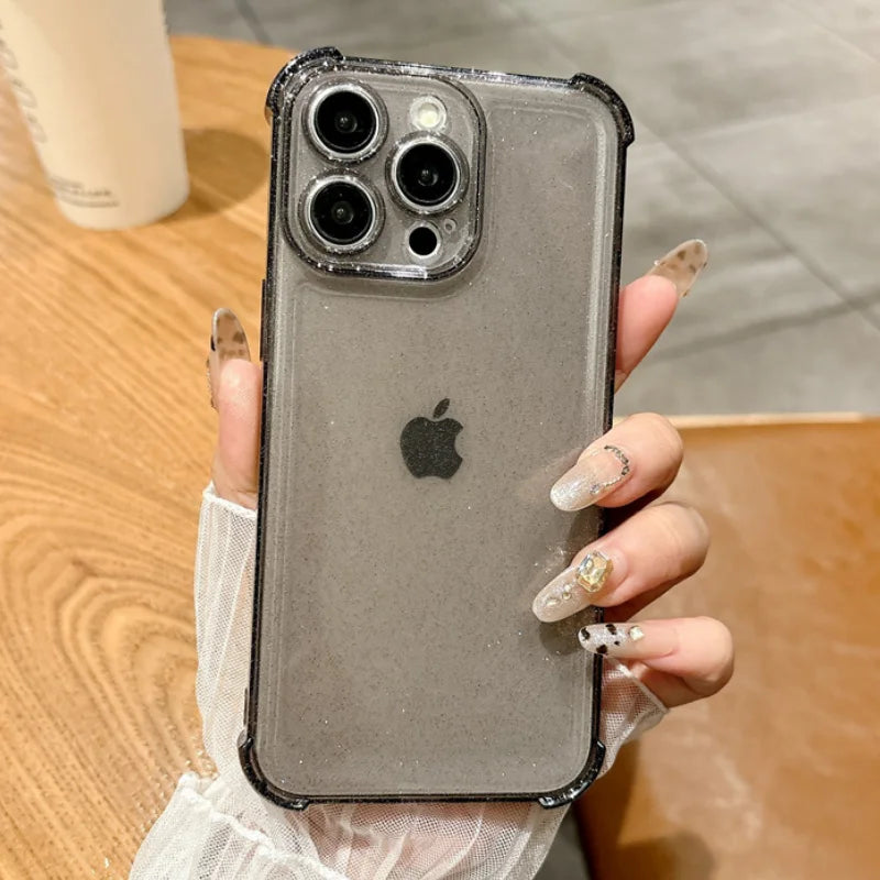 Soft Transparent Bling Glitter Phone Case
