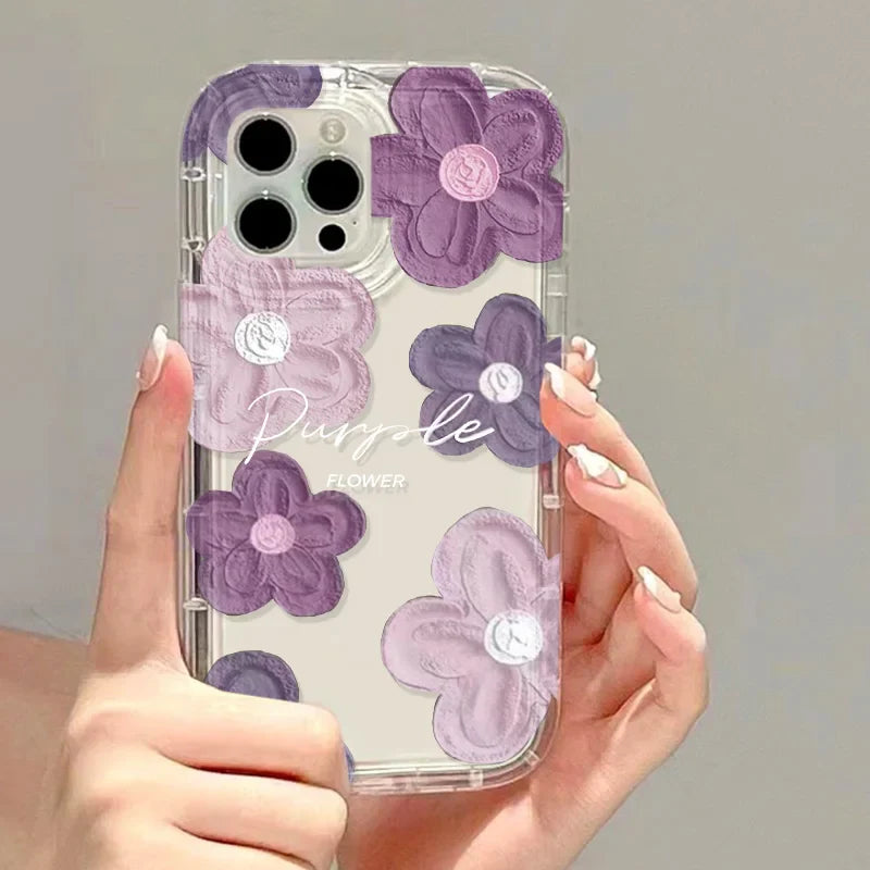 Oil Painting Flower Phone Case