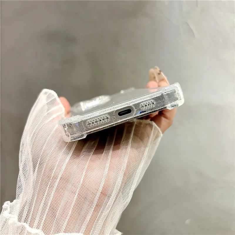 Soft Transparent Bling Glitter Phone Case