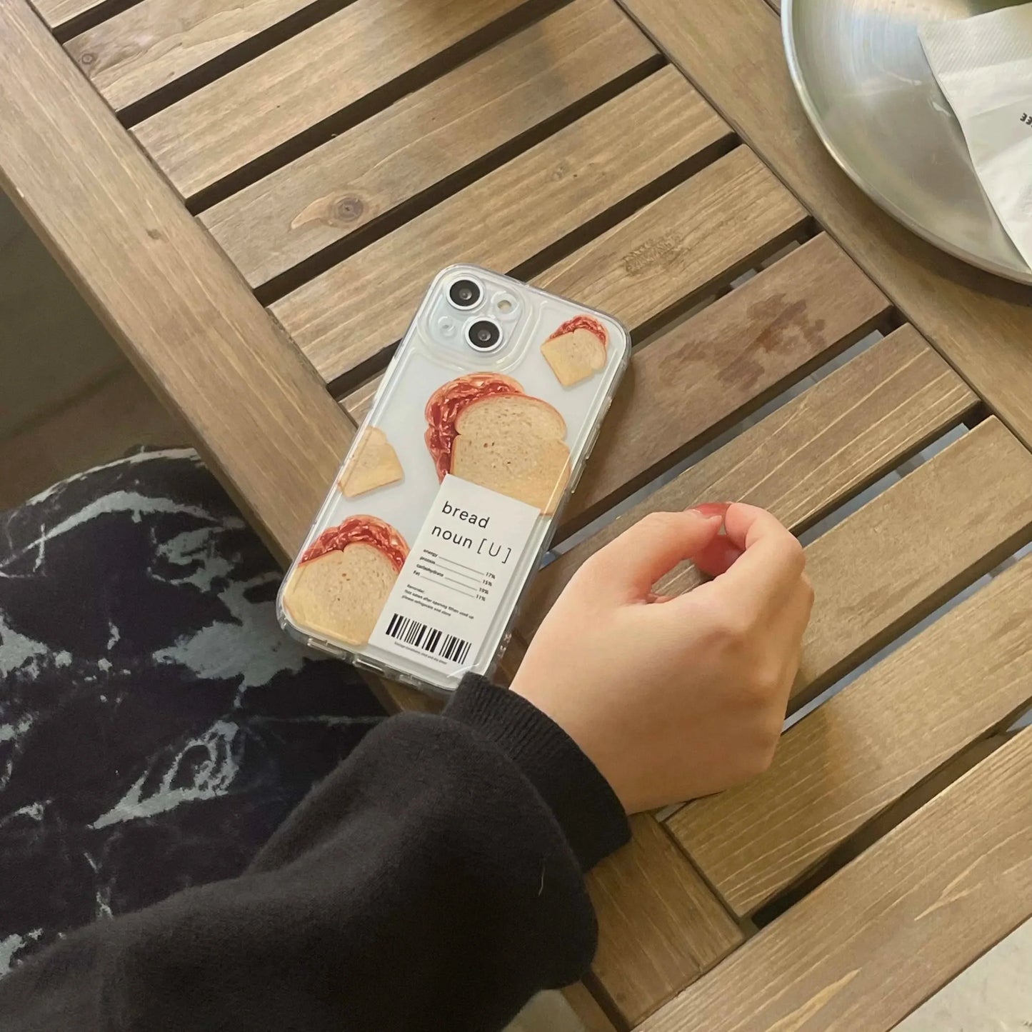 Bread Label Breakfast Phone Case