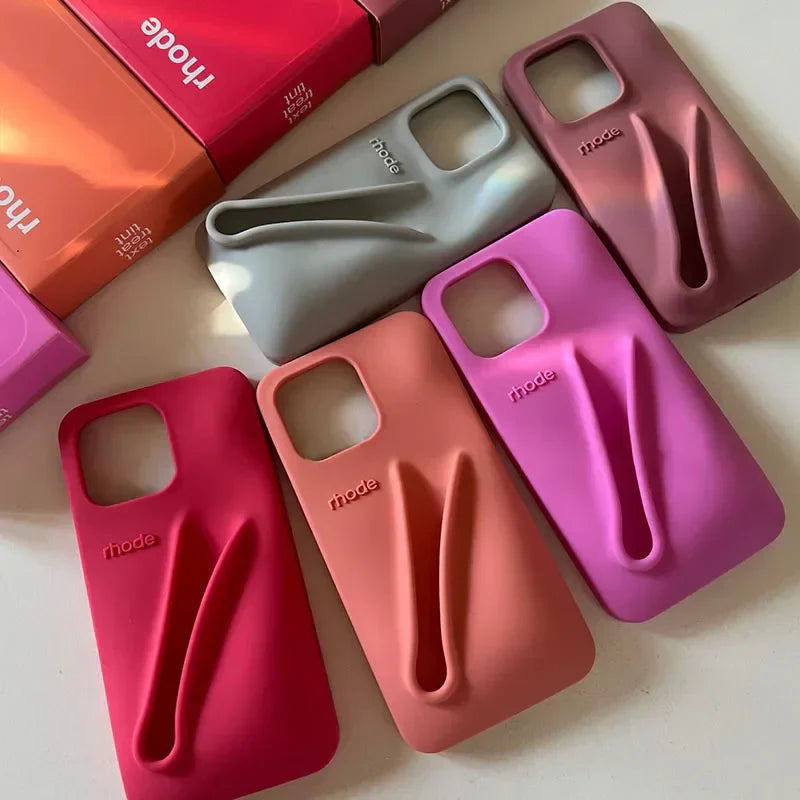 Rhode Luxury Lipstick Silicone Phone Case