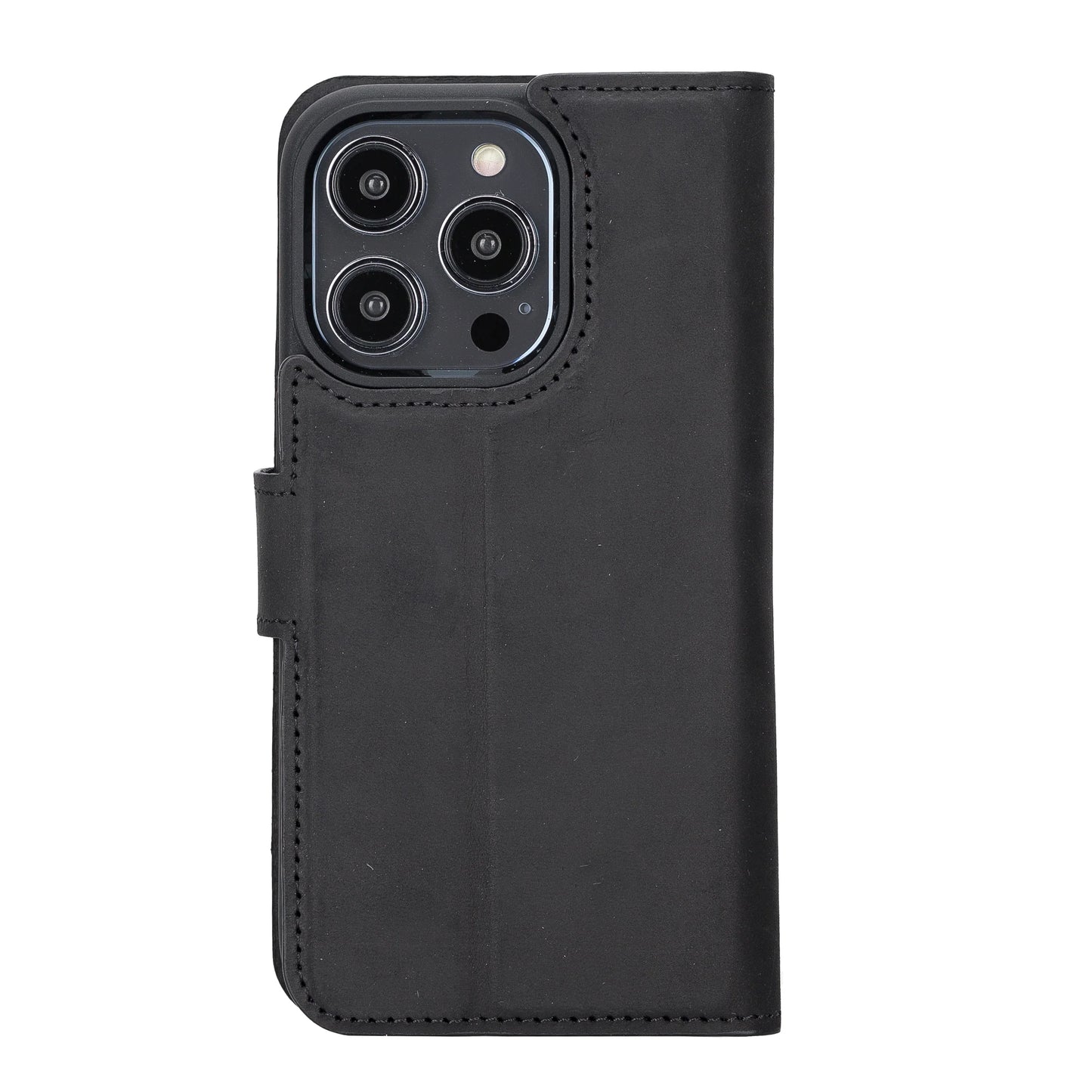 Liluri iPhone 14 Pro Detachable Leather Wallet Case