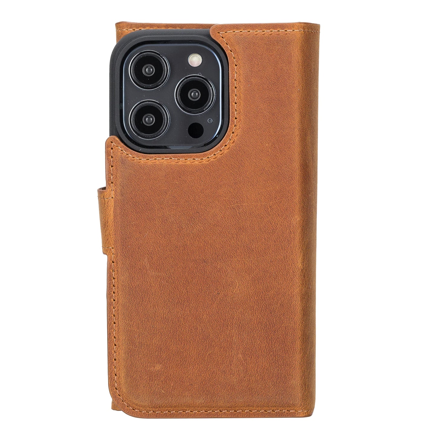 Santa iPhone 14 Pro Leather Detachable Wallet Case