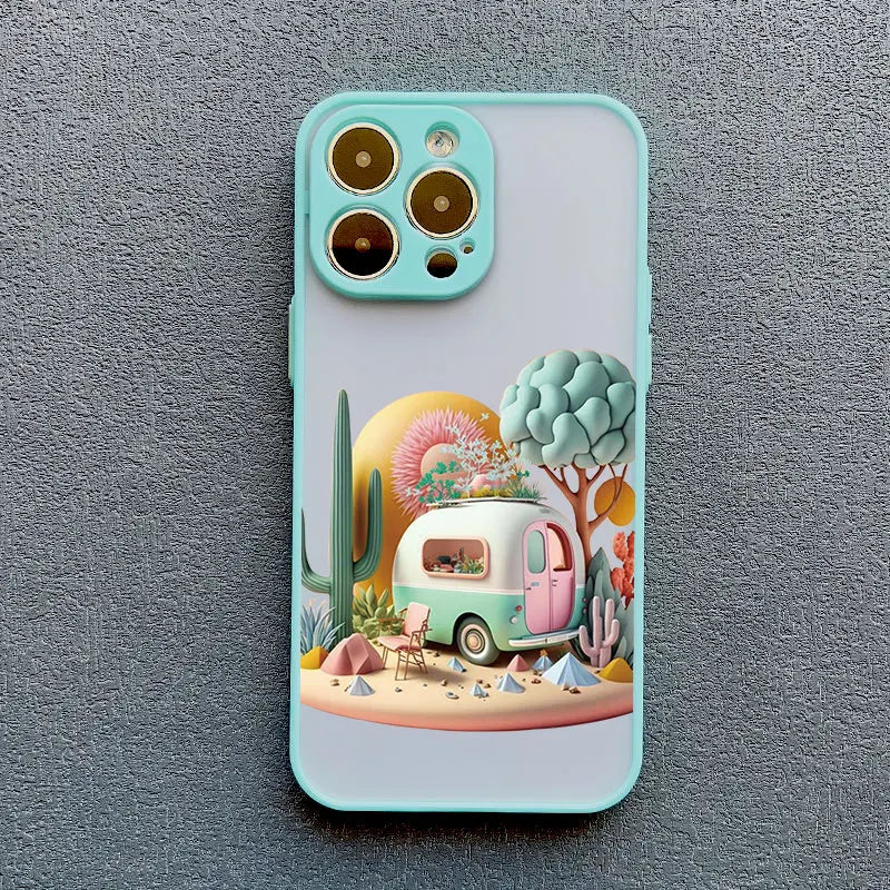 Printing Landscape Phone case For iPhone