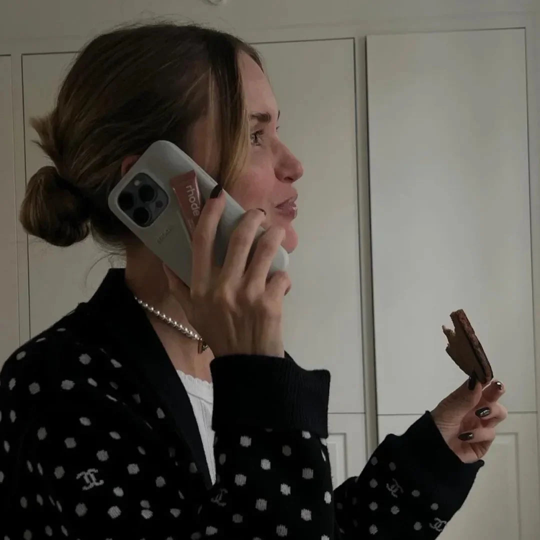 Rhode Luxury Lipstick Silicone Phone Case