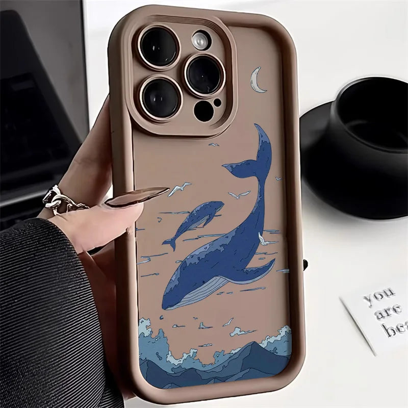 Whale Aesthetic Cover Phone Case