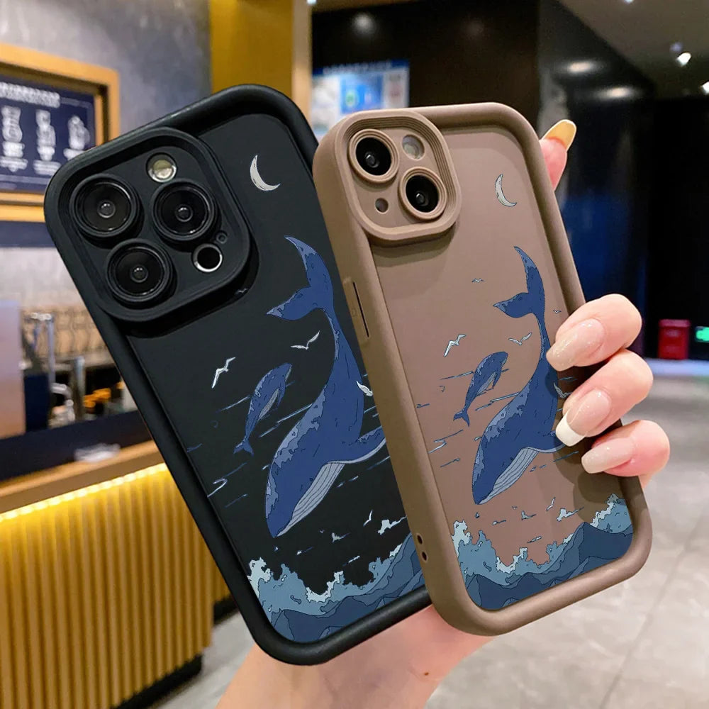 Whale Aesthetic Cover Phone Case