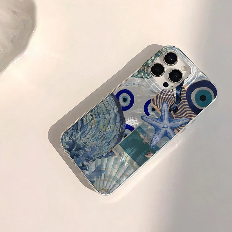Seaside Sharks Pattern Phone Case