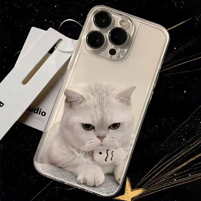 Big White Cat Phone Case