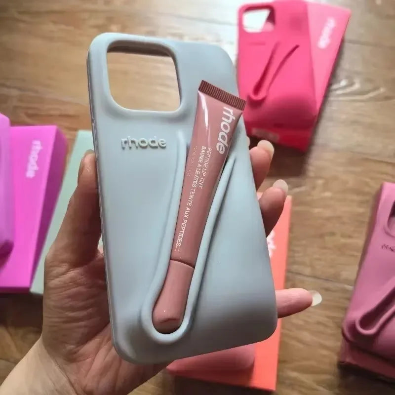 Rhode Luxury Lipstick Silicone Phone Case