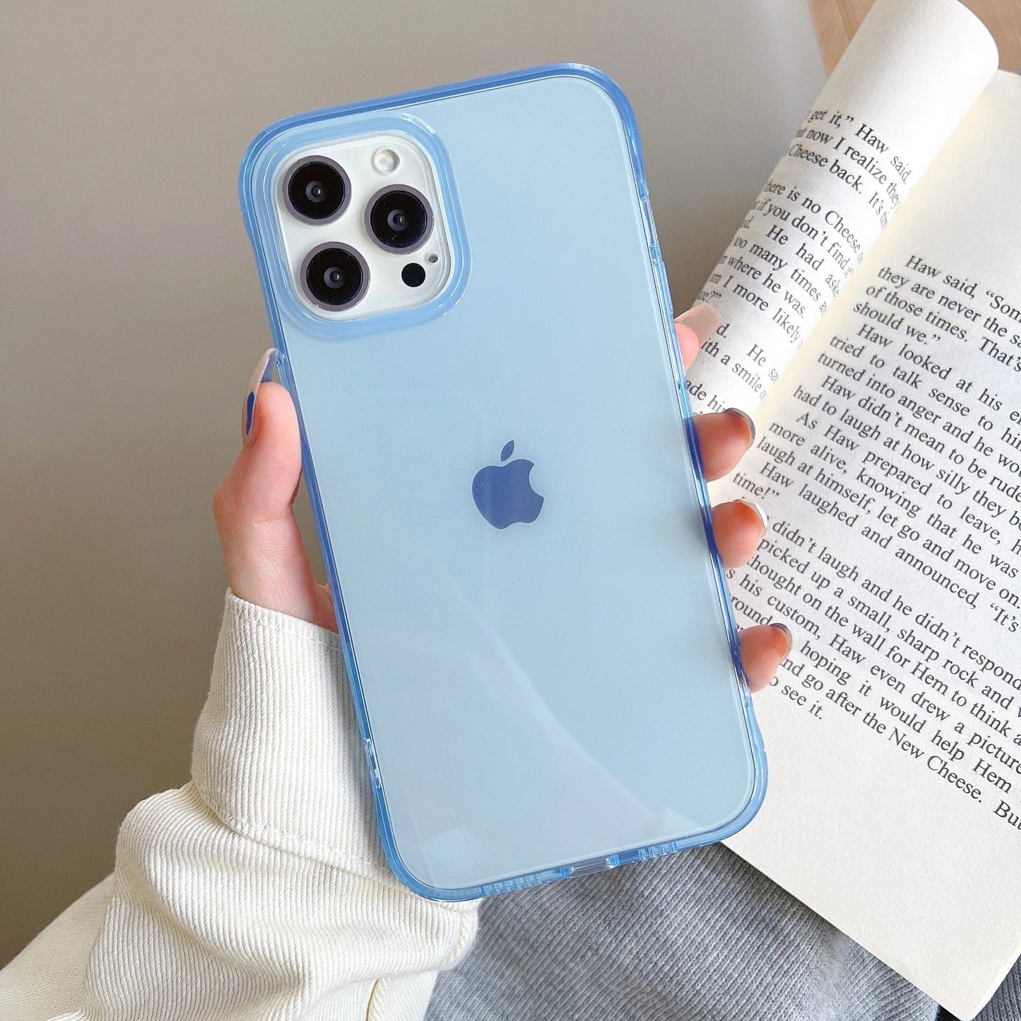 Clear Candy Color iPhone Case