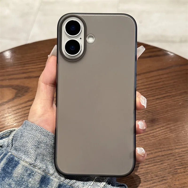 Translucent Matte Hard Plastics PC Phone Case