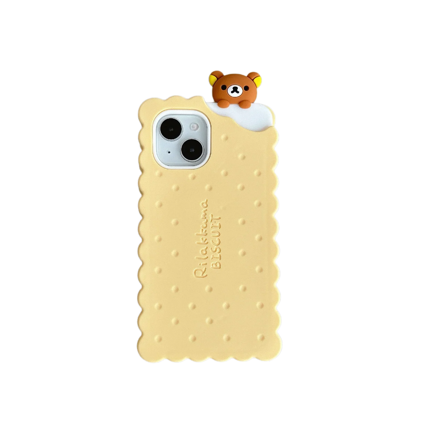 Sandwich Biscuit Tide Bear Soft Silicone Phone Case