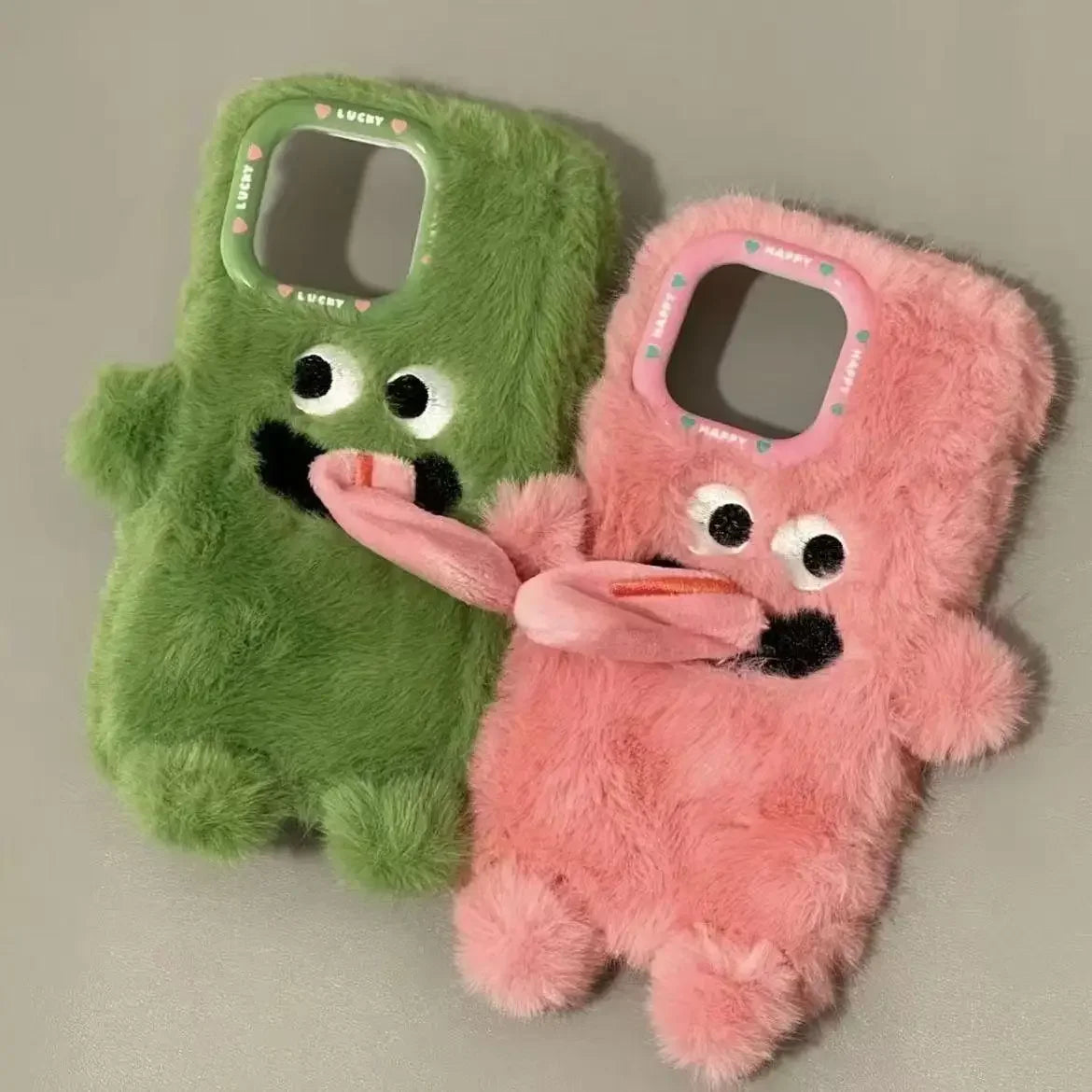 Plush Tongue Kiss Phone Case