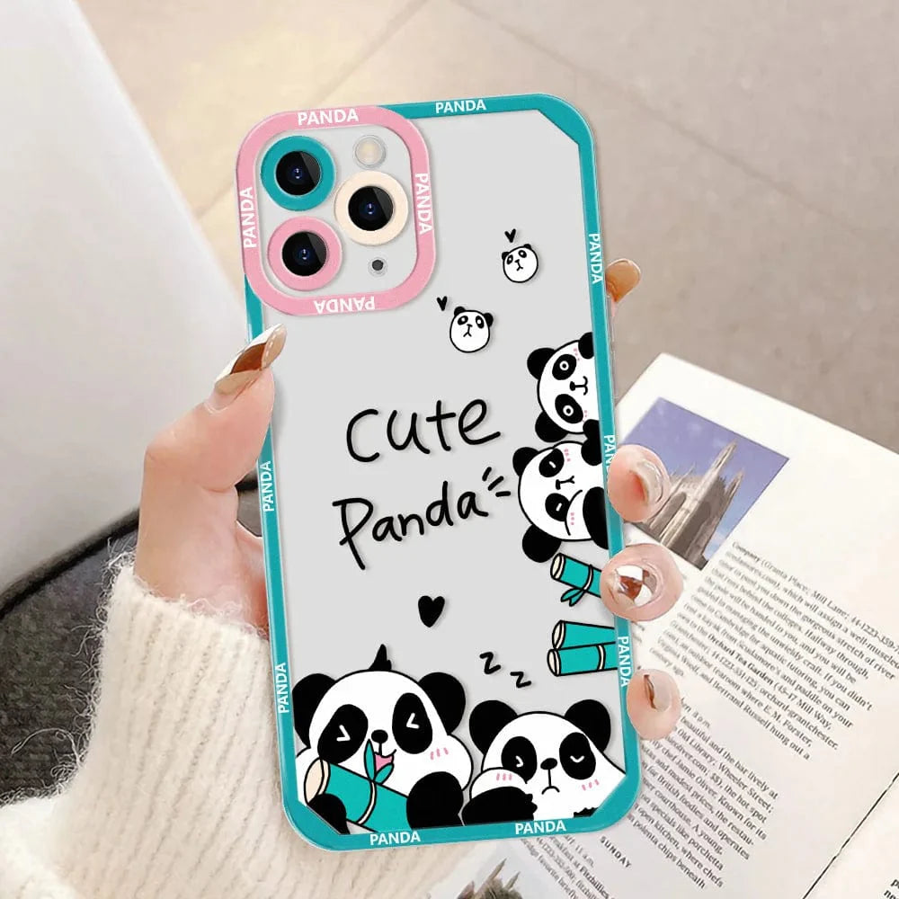 Cartoon Panda iPhone Case
