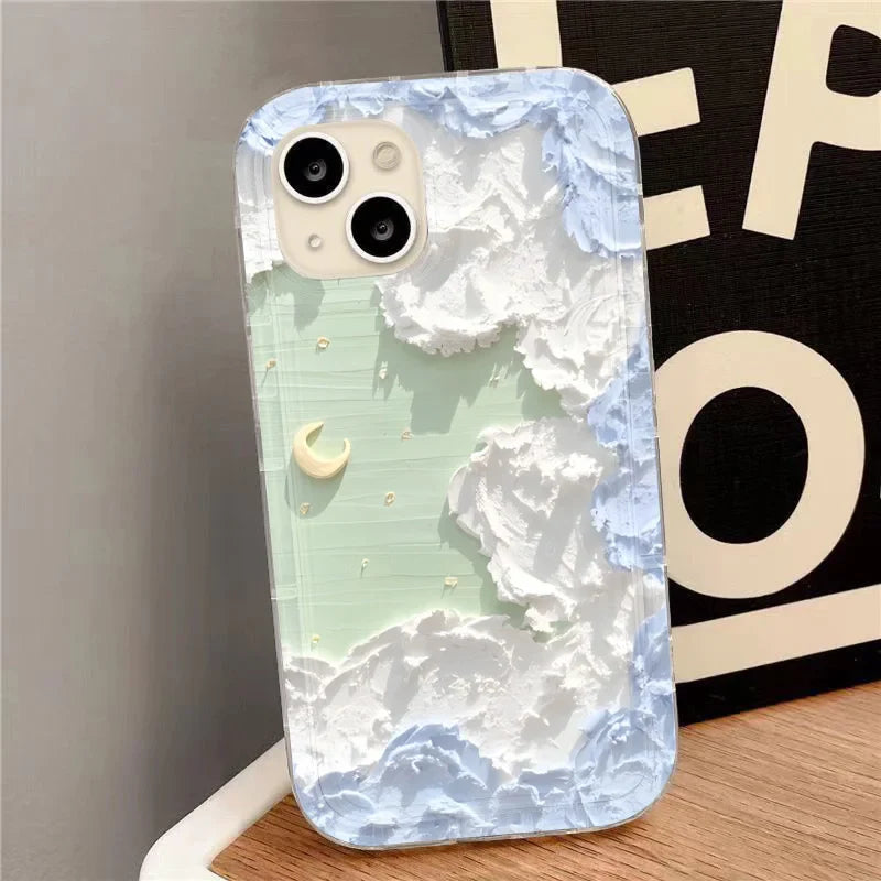 Soft Oil Painting Art Cover Silicone Phone Case