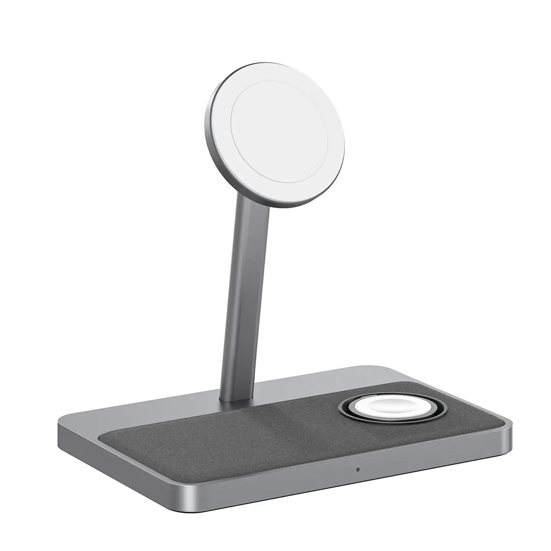 ZIKE Z557C 3-in-1 Qi2 & MFW Magnetic Wireless Charging Stand