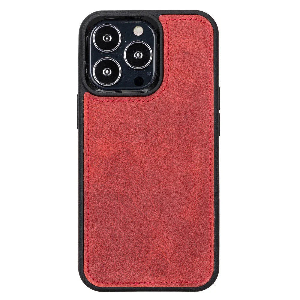 Santa iPhone 13 Pro Leather Detachable Wallet Case