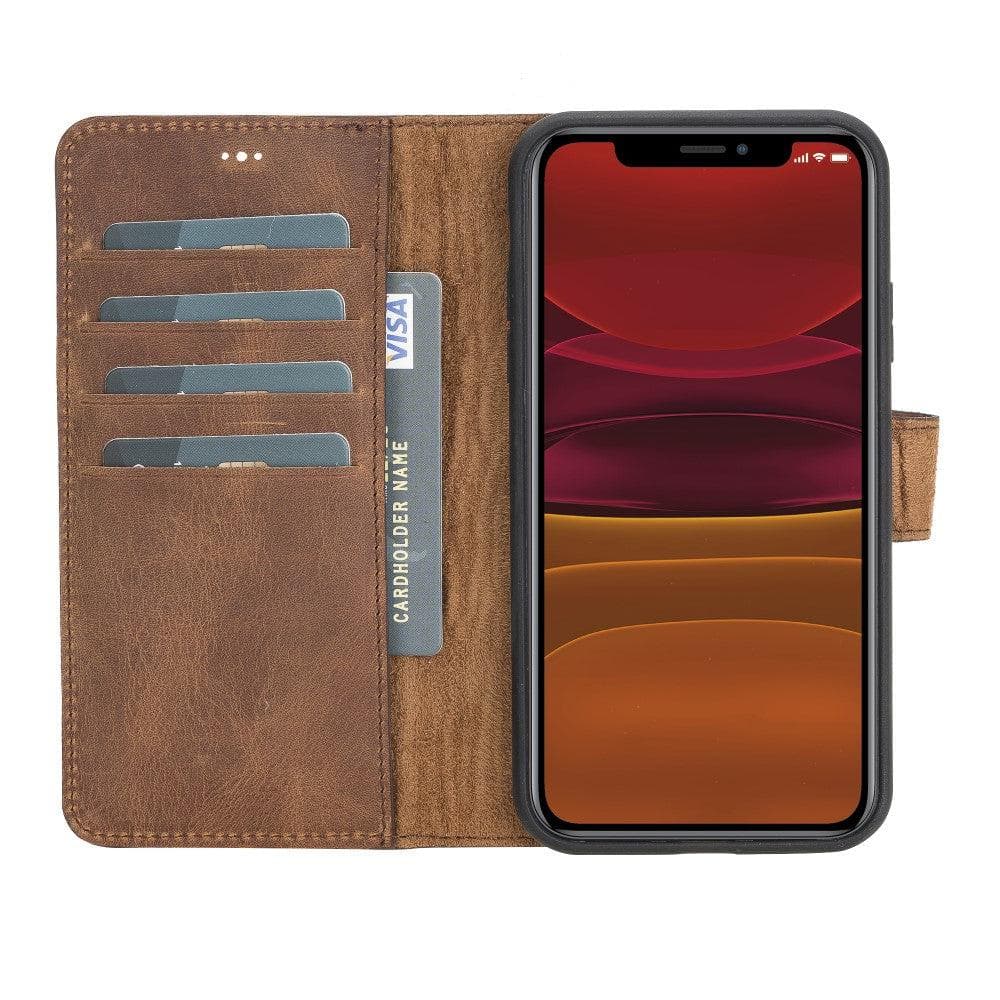Magic iPhone 11 Pro Detachable Leather Wallet Case