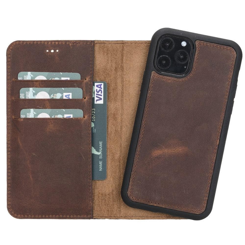 Magic iPhone 11 Pro Detachable Leather Wallet Case