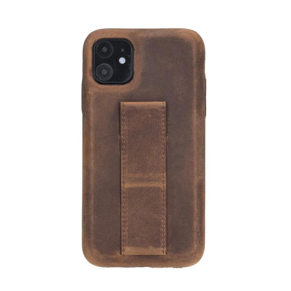 Rock Cover iPhone 11 Leather Case with Stand