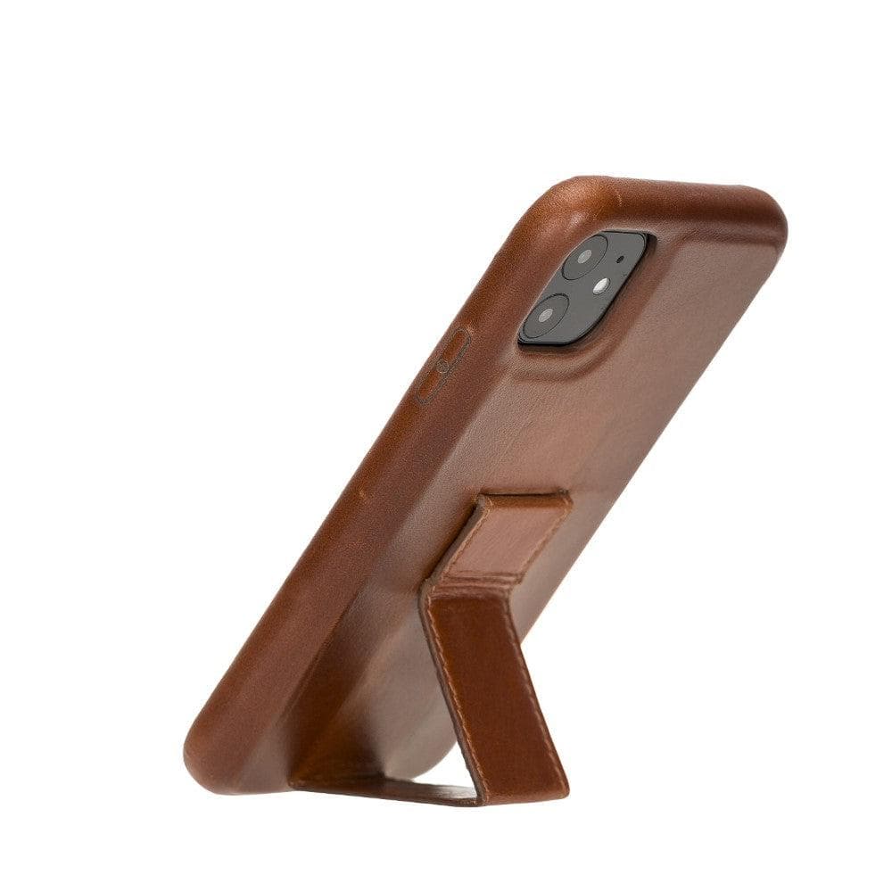 Rock Cover iPhone 11 Leather Case with Stand