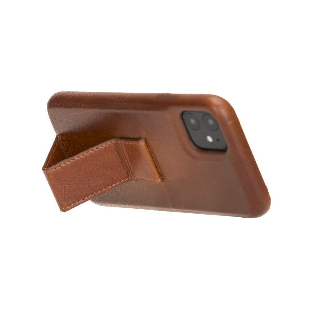 Rock Cover iPhone 11 Leather Case with Stand