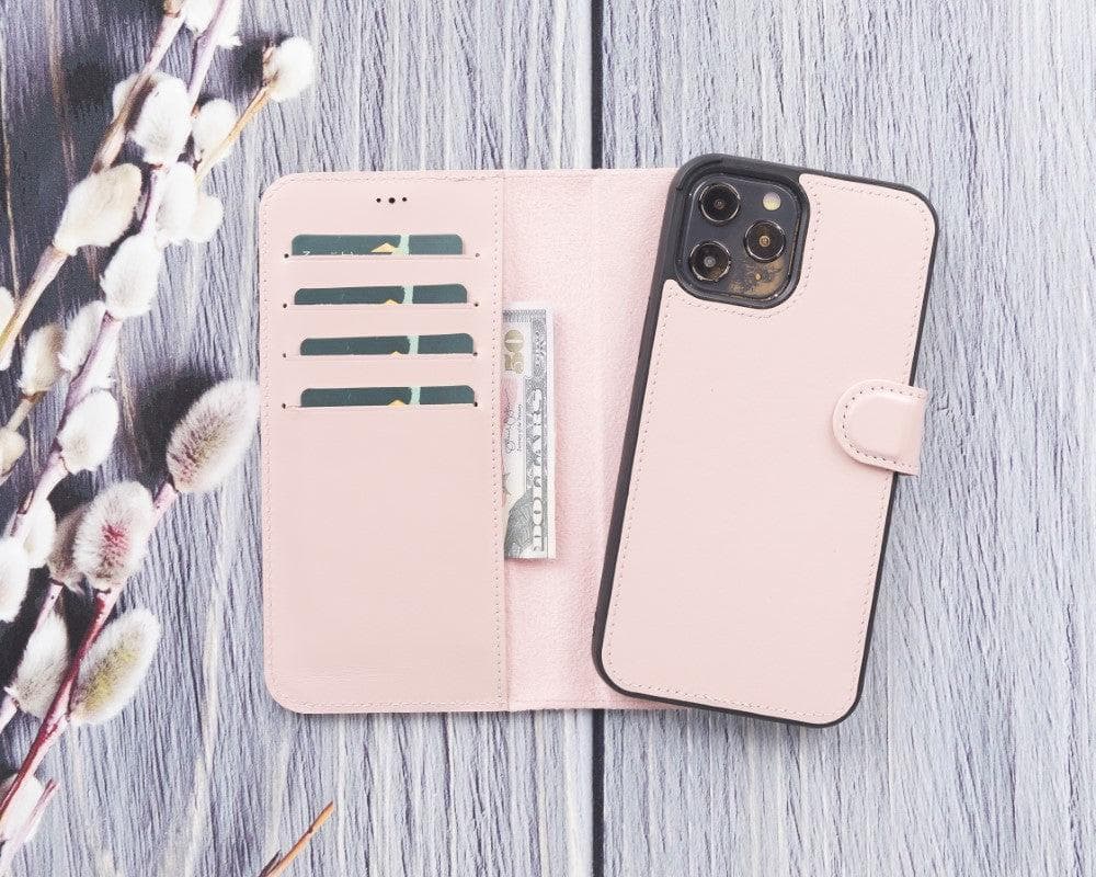 Magic iPhone 12 Pro Max Detachable Leather Wallet Case