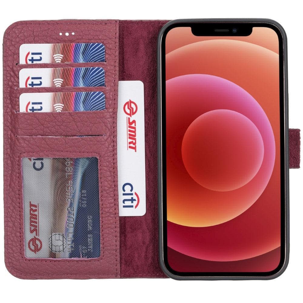 Magic iPhone 12 Pro Max Detachable Leather Wallet Case