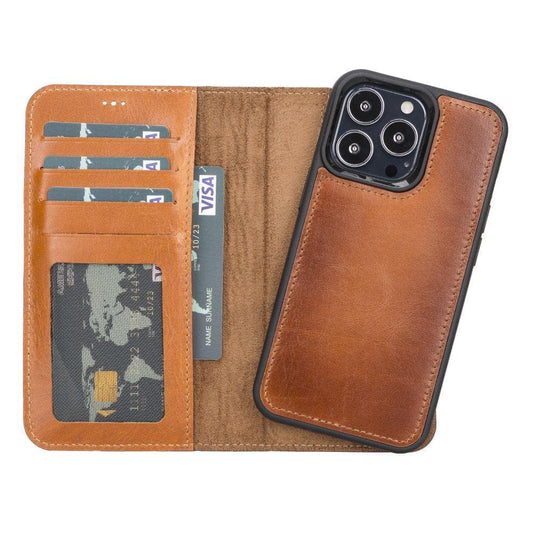 Magic iPhone 13 Pro Max Detachable Leather Wallet Case