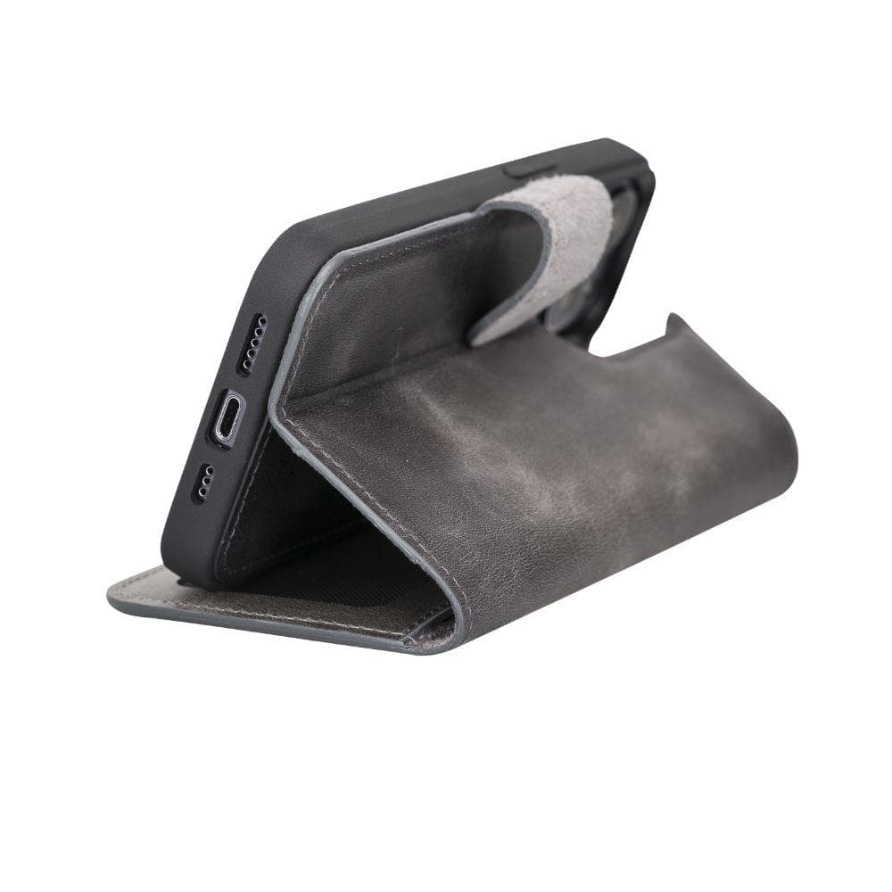 Magic iPhone 13 Pro Max Detachable Leather Wallet Case