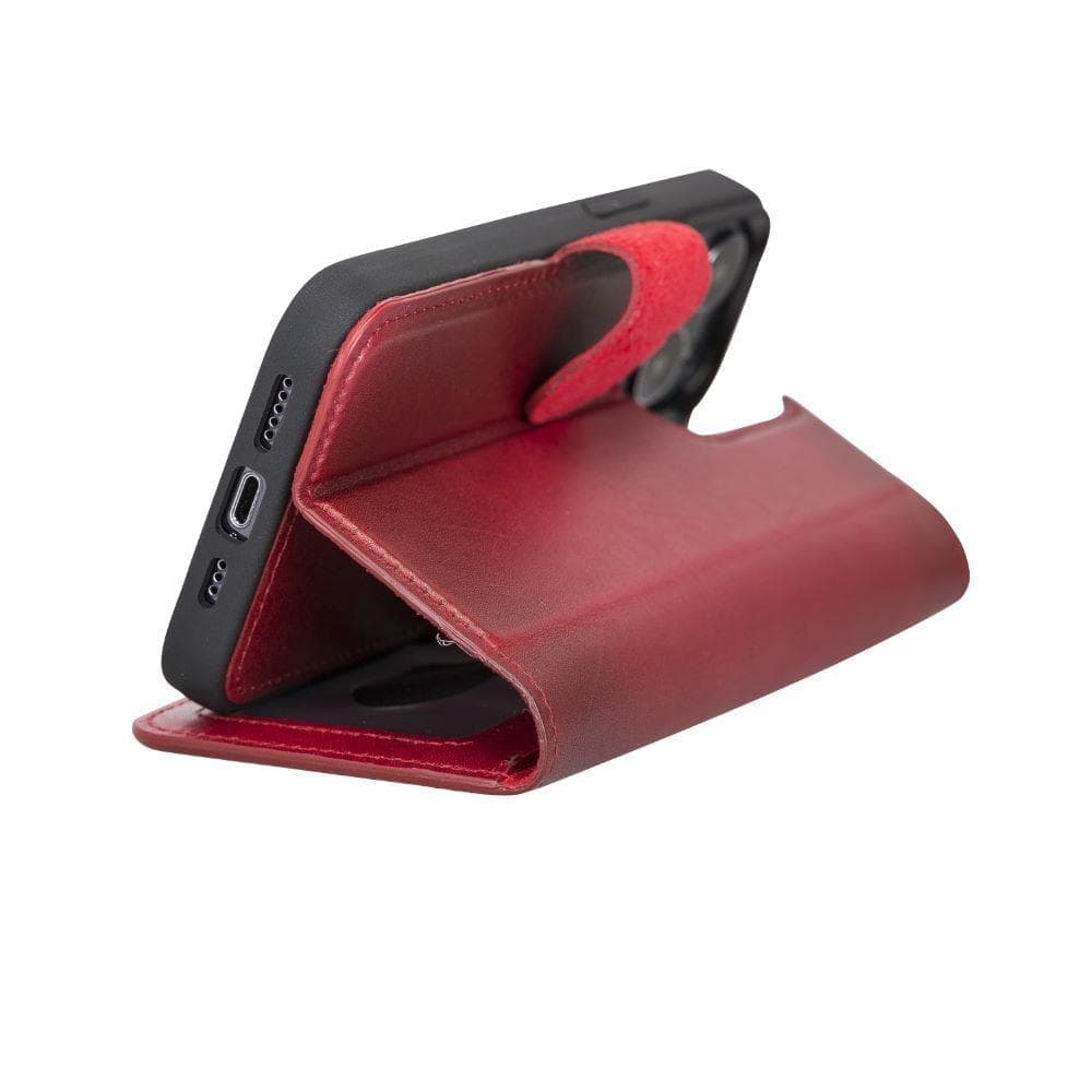 Magic iPhone 13 Pro Max Detachable Leather Wallet Case