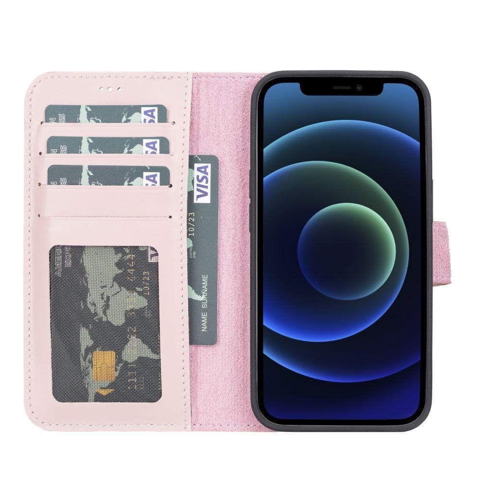 Magic iPhone 13 Pro Max Detachable Leather Wallet Case