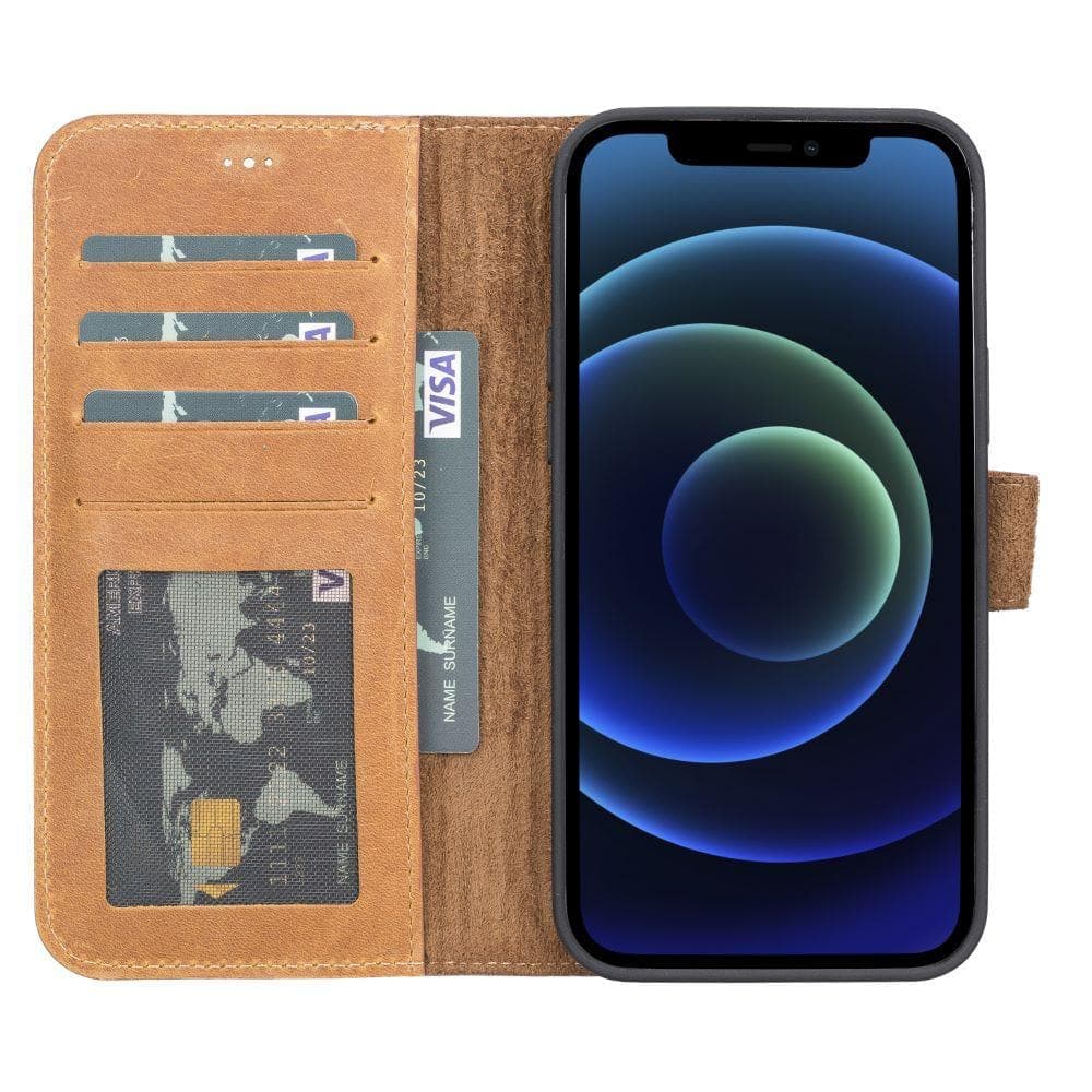 Magic iPhone 13 Pro Max Detachable Leather Wallet Case