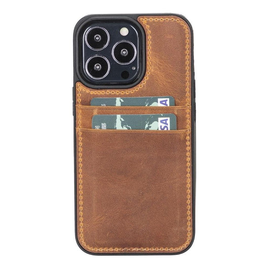 Flex Cover iPhone 13 Leather Case with Card Holder