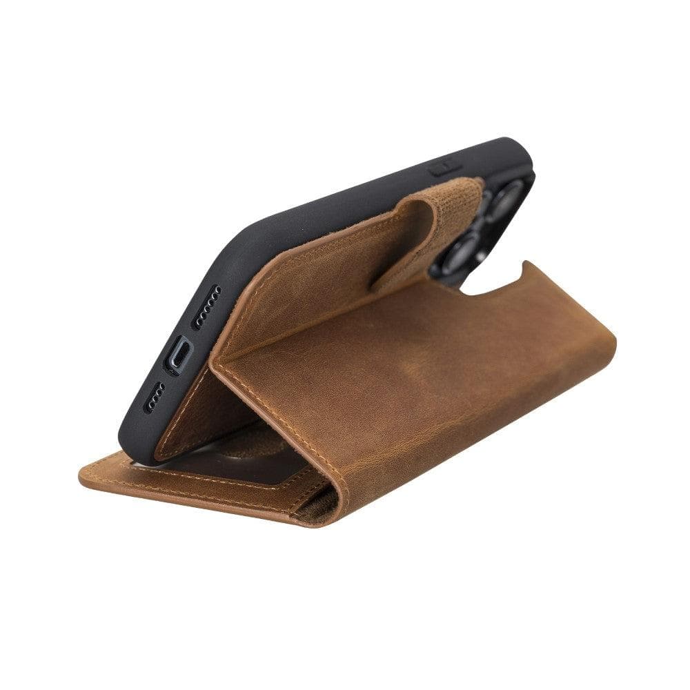 Magic iPhone 14 Pro Max Detachable Leather Wallet Case