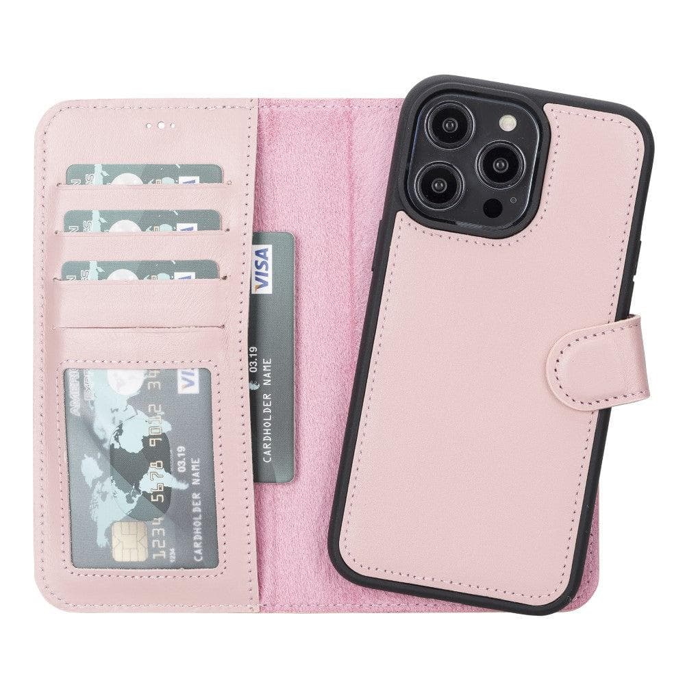 Magic iPhone 14 Pro Max Detachable Leather Wallet Case