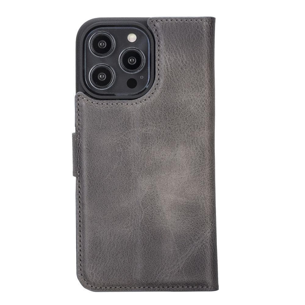Magic iPhone 14 Pro Max Detachable Leather Wallet Case