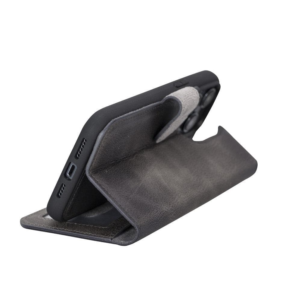 Magic iPhone 14 Pro Max Detachable Leather Wallet Case