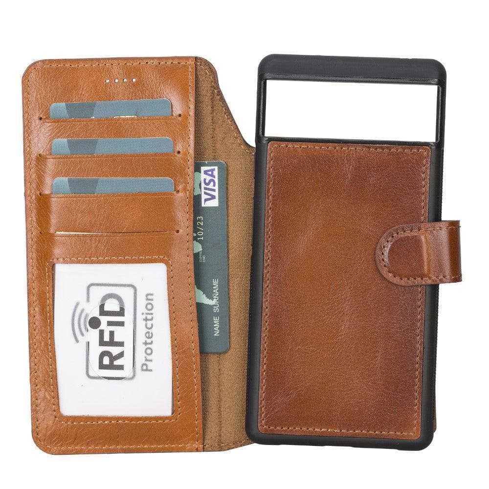 Magic Google Pixel 6 Pro Detachable Leather Wallet Case