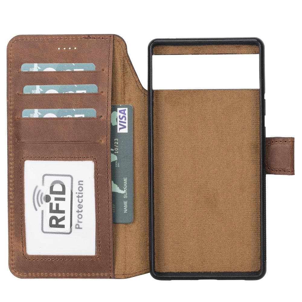 Magic Google Pixel 6 Pro Detachable Leather Wallet Case