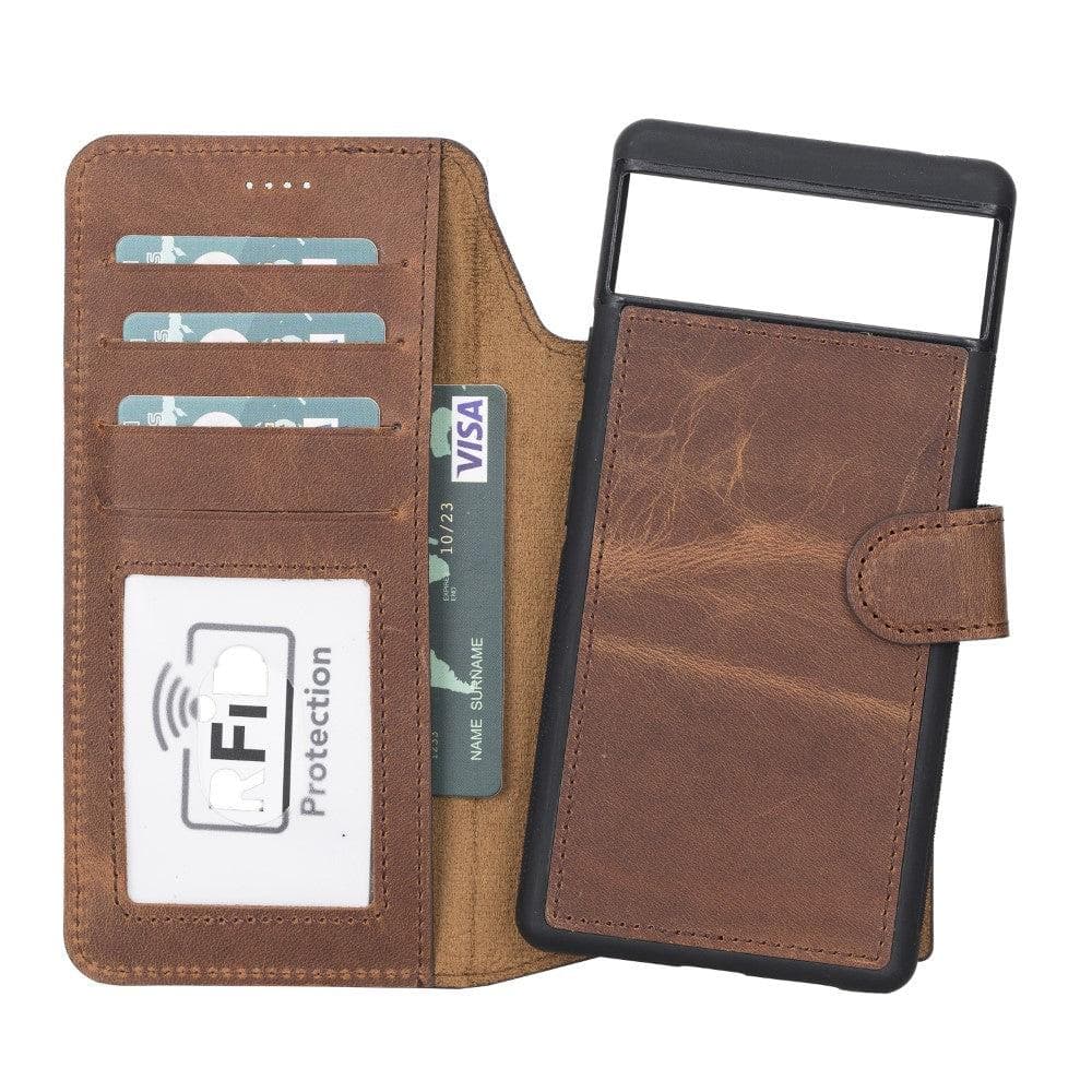 Magic Google Pixel 6 Pro Detachable Leather Wallet Case