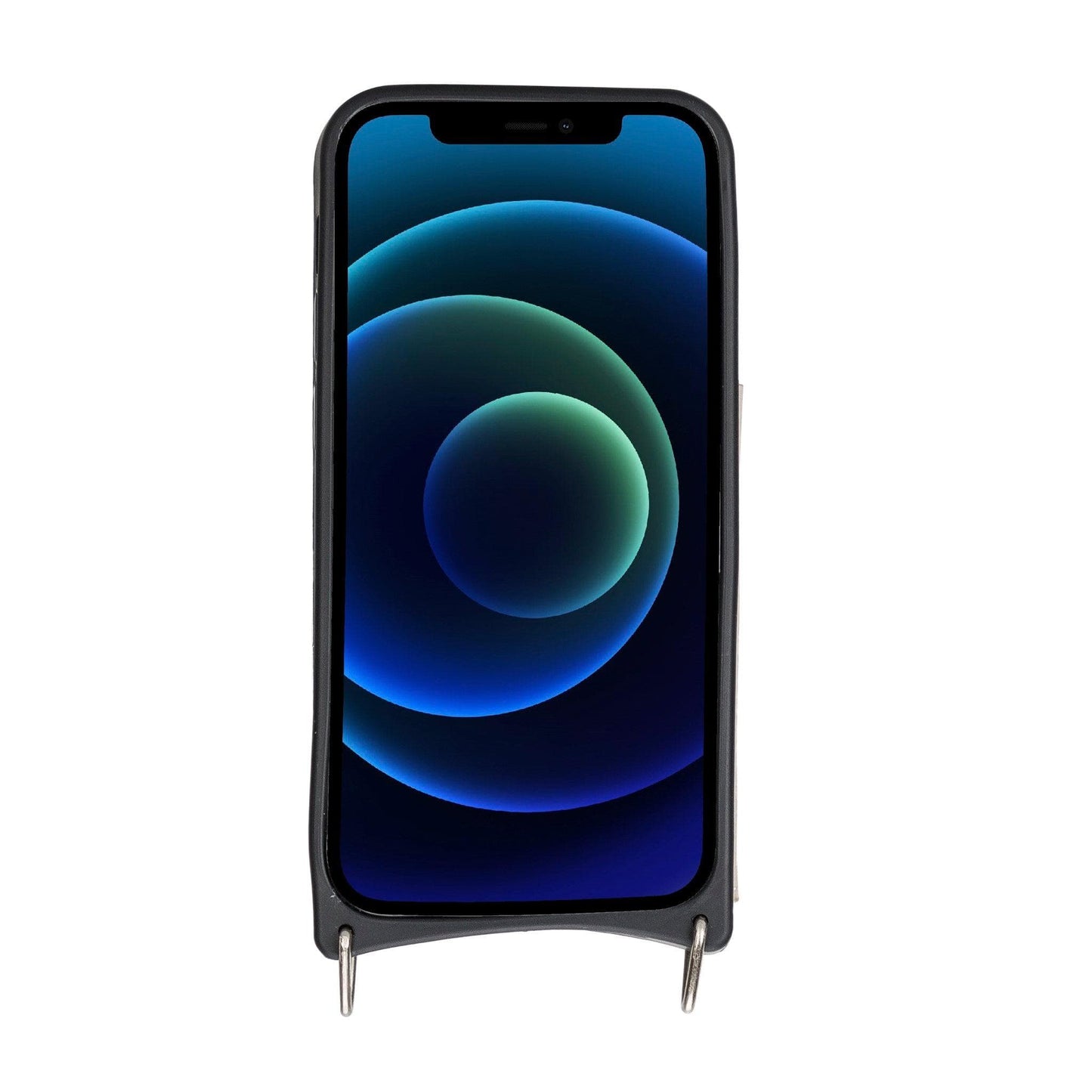 Saff iPhone 12 Pro Max Leather Case with Shoulder Strap