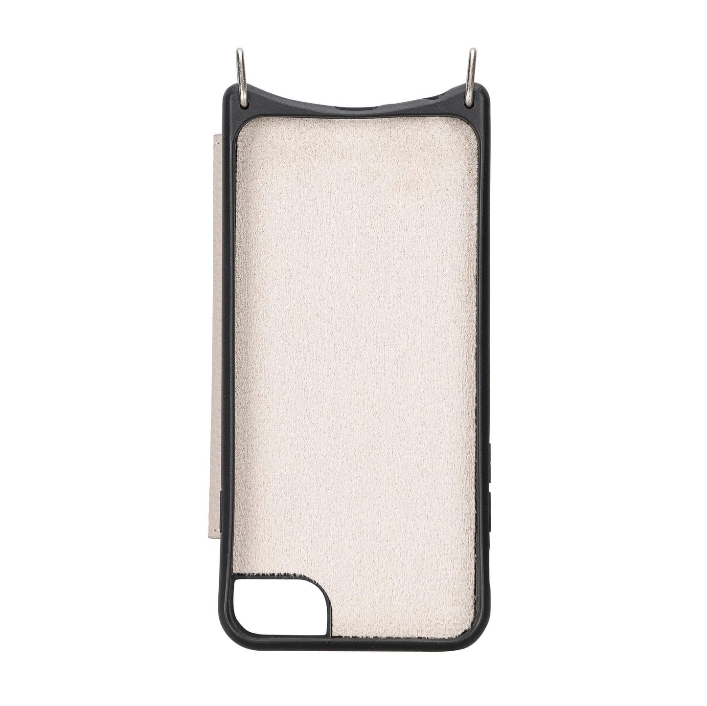 Saff iPhone SE / 8 / 7 Leather Case with Shoulder Strap