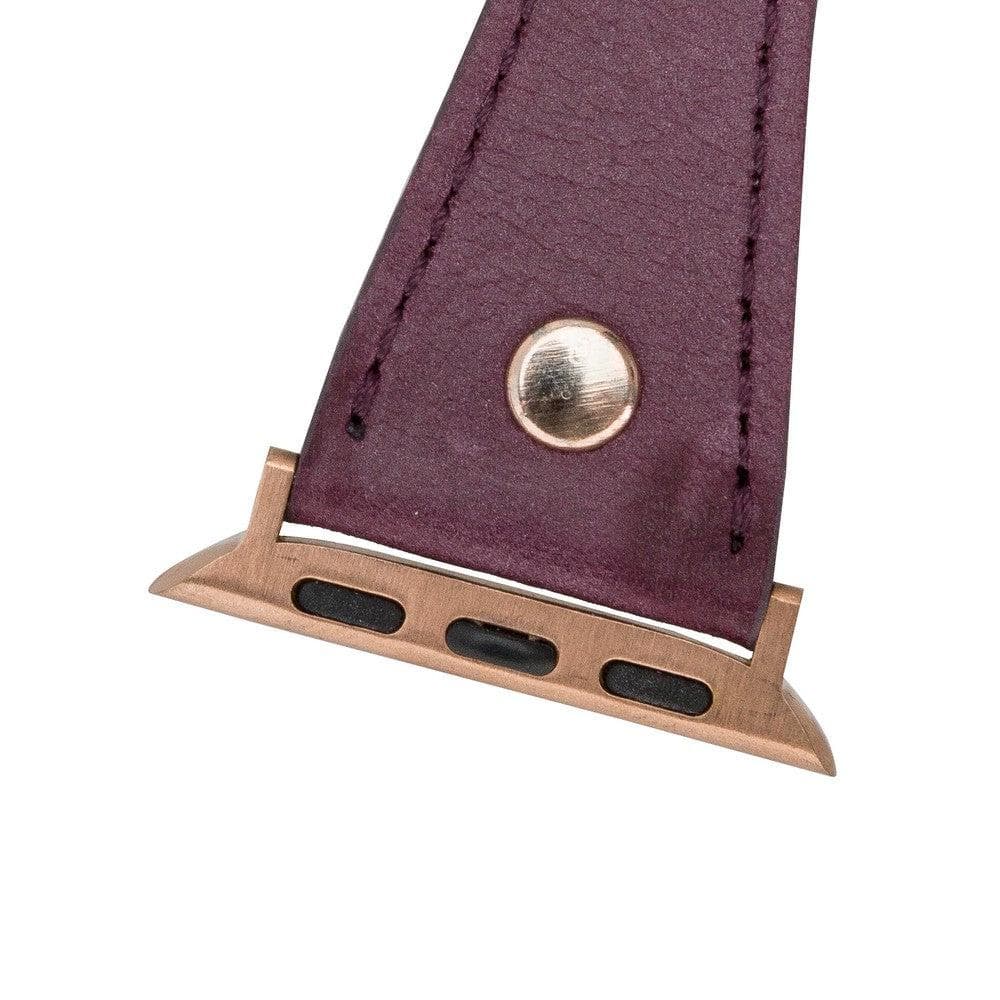 Slim Double Tour Apple Watch Leather Band