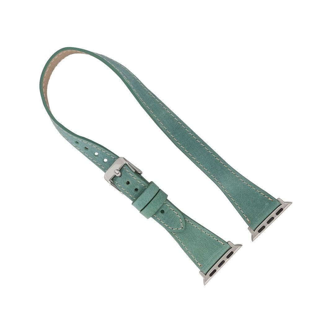 Slim Double Tour Apple Watch Leather Band