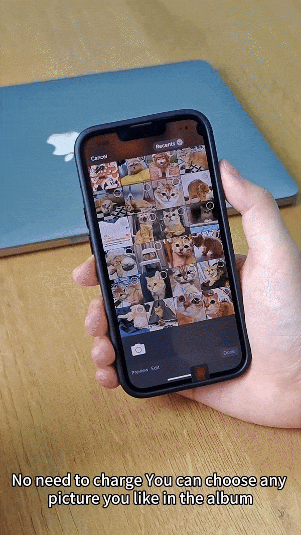 PhotoE-Ink Case iPhone Case